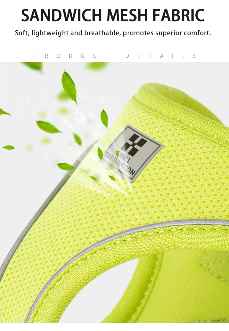 PawFit Reflective Harness & Leash Set