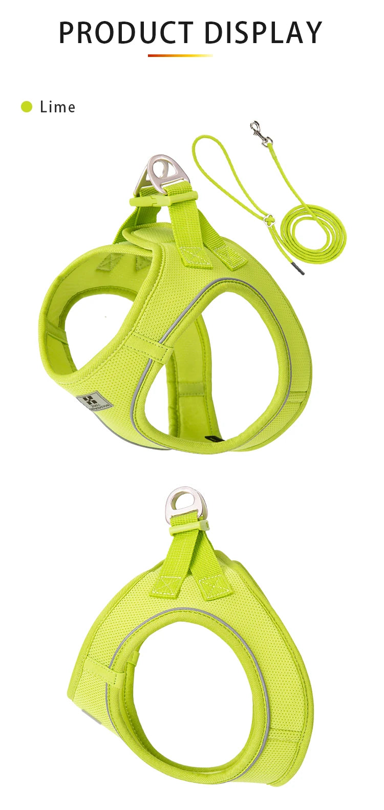PawFit Reflective Harness & Leash Set