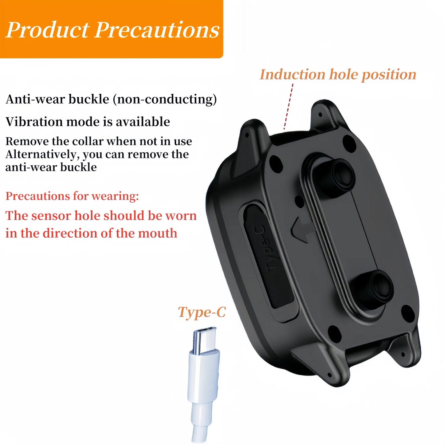 YHLC 800m Cat Anti Meowing Collar, Automatic No Shock Vibration Collar for Cats, Cat Trainer Designed Collar for Stop Meowing